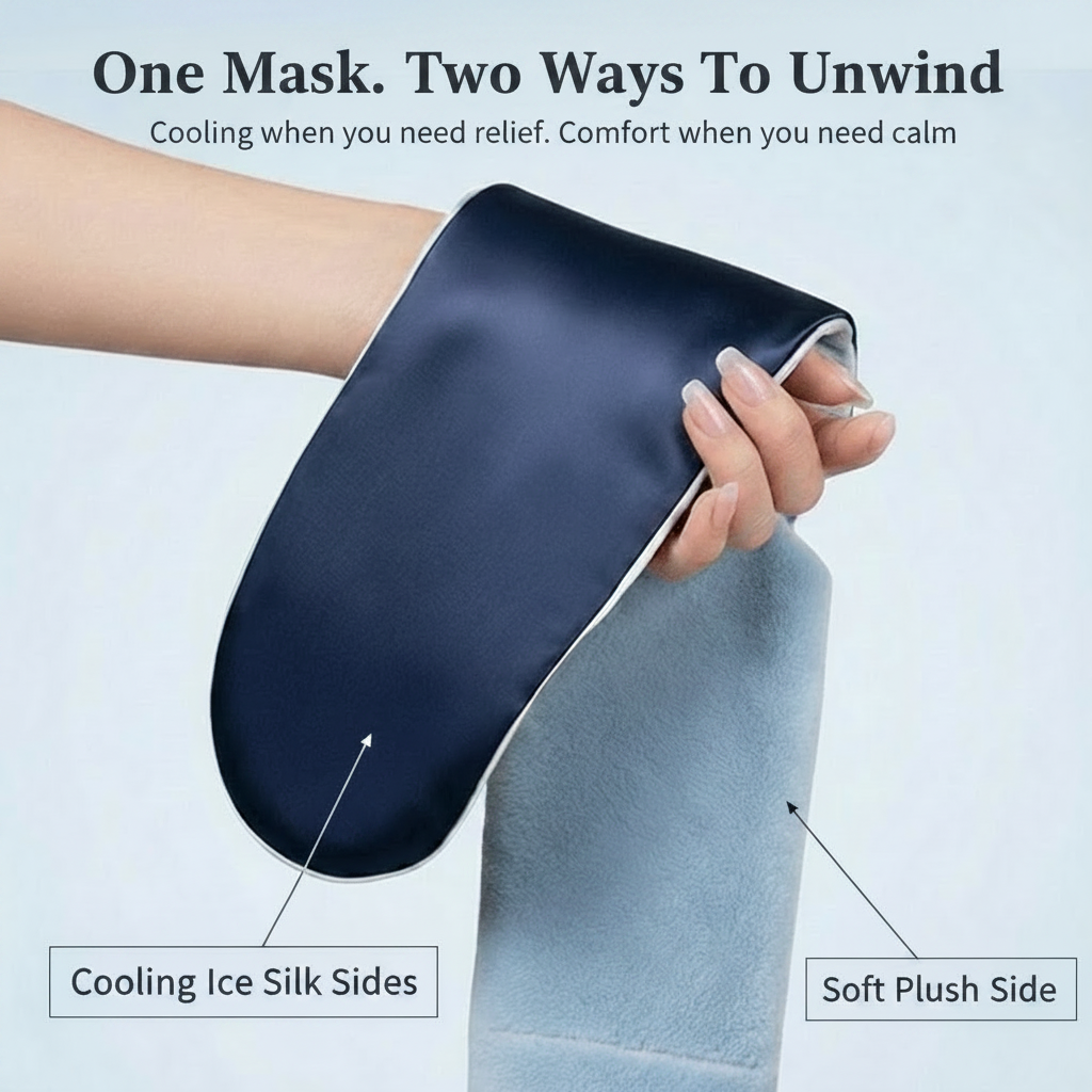 SomniGrave Cooling Weighted Sleep Mask