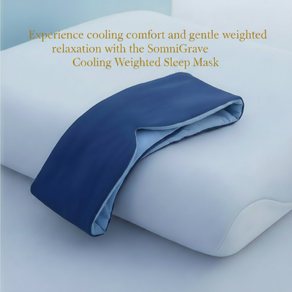 SomniGrave Cooling Weighted Sleep Mask